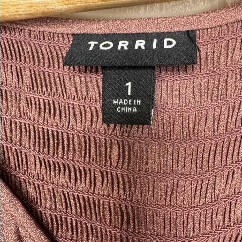 Women's Mauve Top Torrid size 1 - Picture 3 of 4
